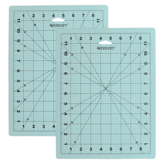 Self-Healing Craft Cutting Mat with Grid, 9" x 12", Pack of 2