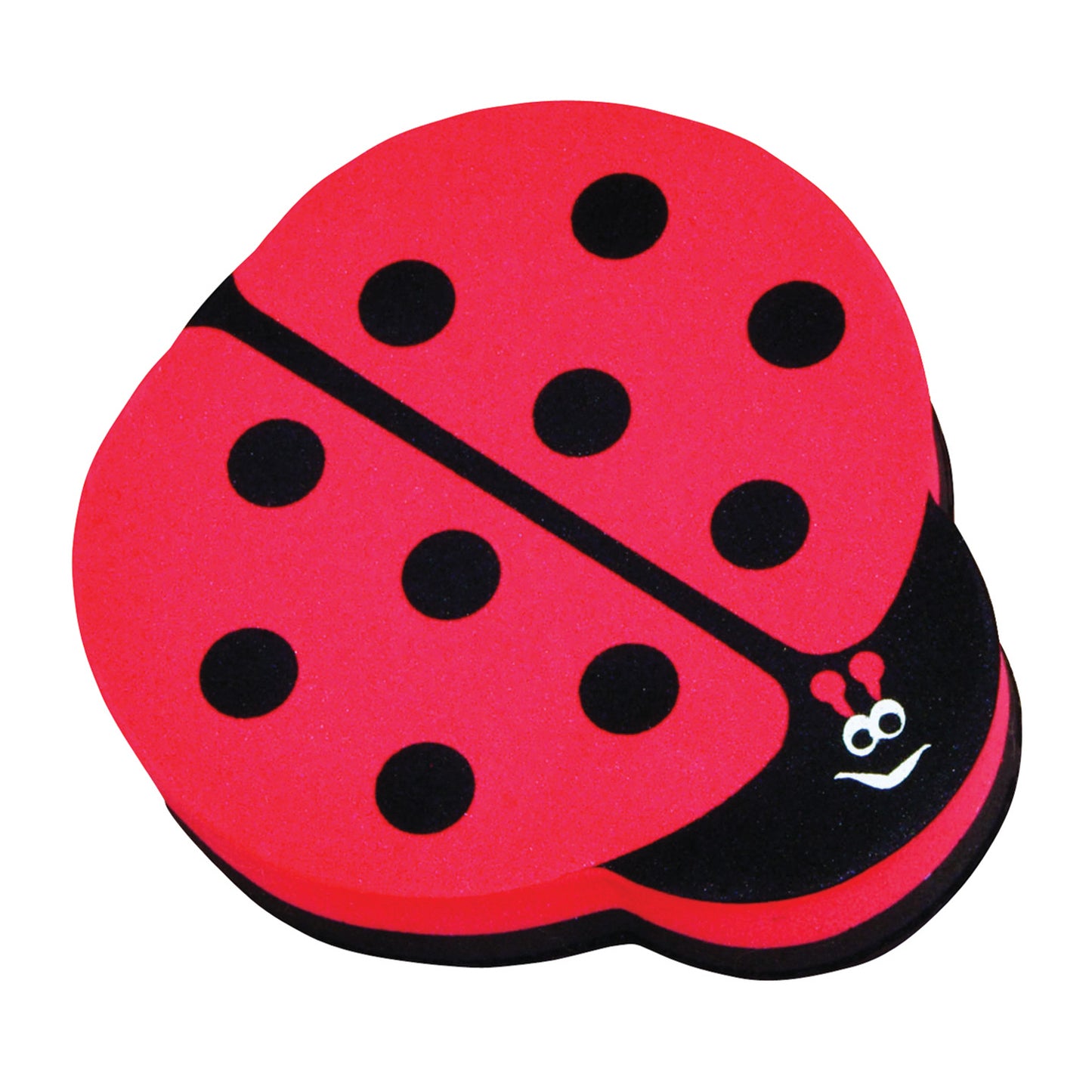 Magnetic Whiteboard Eraser, Ladybug, Pack of 6