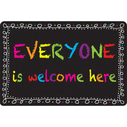 Computer Mouse Pad, 8" x 10", Everyone is Welcome Here, Chalk Loop, Pack of 10