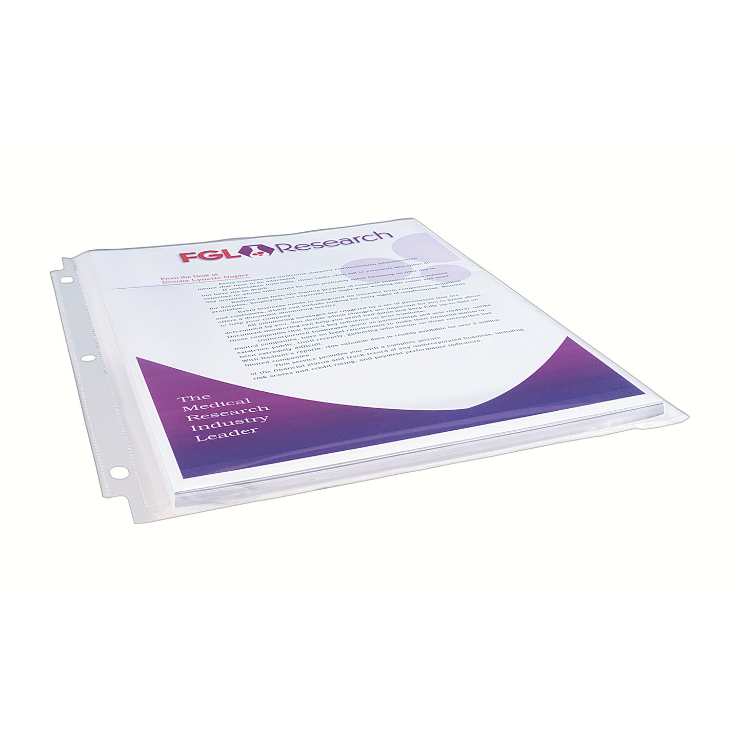 Clear Heavyweight Multi-Page Capacity Sheet Protectors, Holds 8-1/2" x 11" Sheets, Top Load, 25 Per Pack, 3 Packs