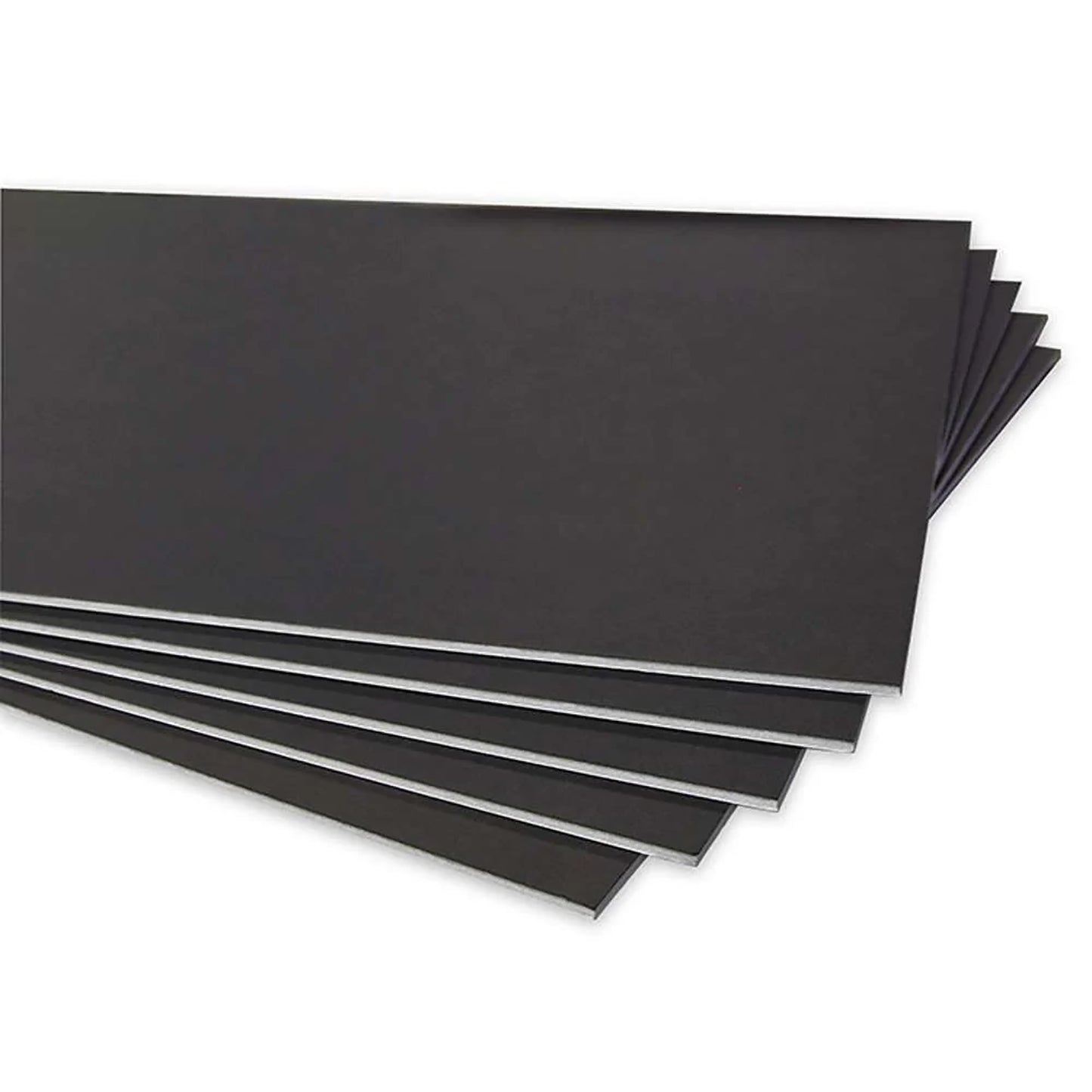 Foam Board, Black, 20" x 30", Pack of 6