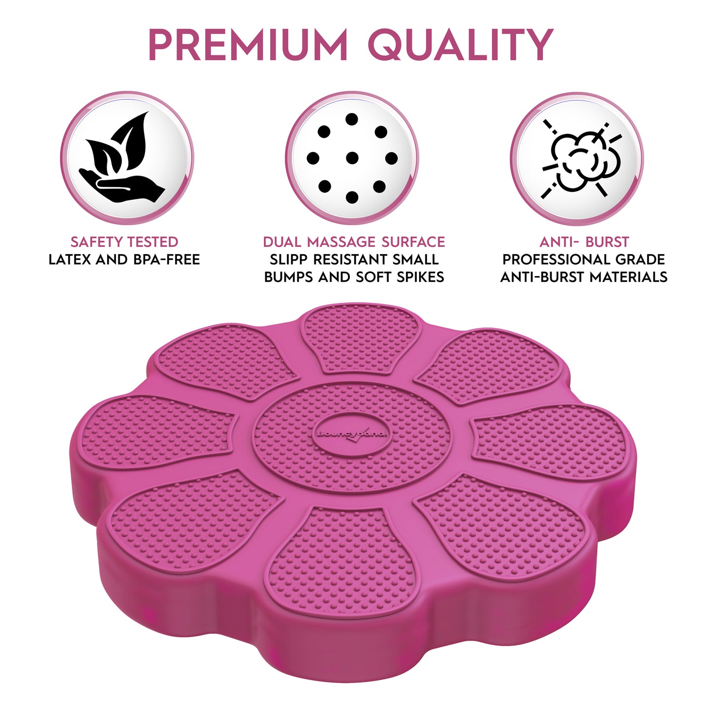 Wiggle Seat Sensory Cushion, Rose Flower