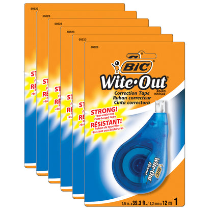 Wite-Out® EZ Correct® Correction Tape, Pack of 6