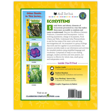 Ecosystems Resource Book, Grade 5-8