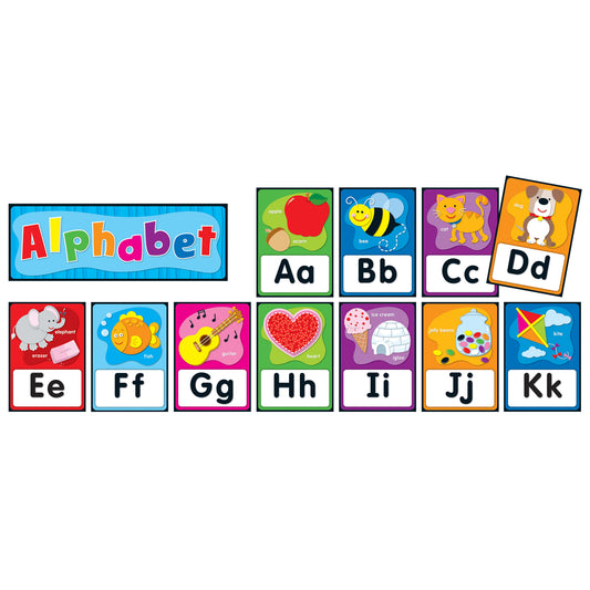 Alphabet Quick Stick Bulletin Board Set, 27 Pieces