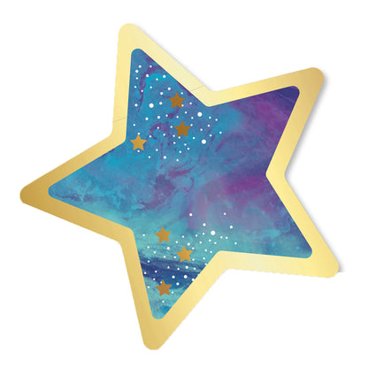 Galaxy Stars Cut-Outs, 36 Per Pack, 3 Packs