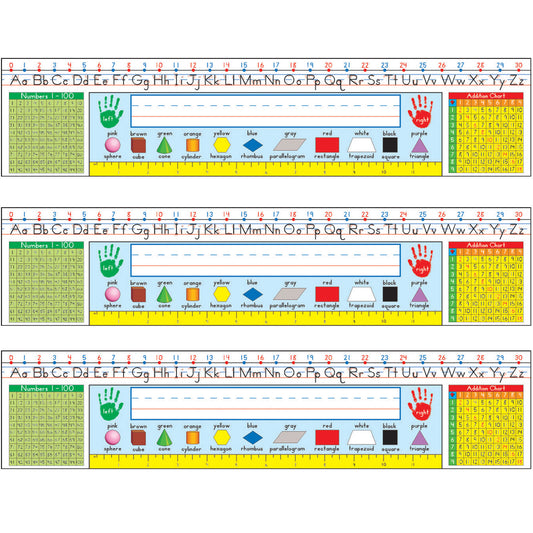 Traditional Manuscript Nameplates, Grade 1-3, 36 Per Pack, 3 Packs