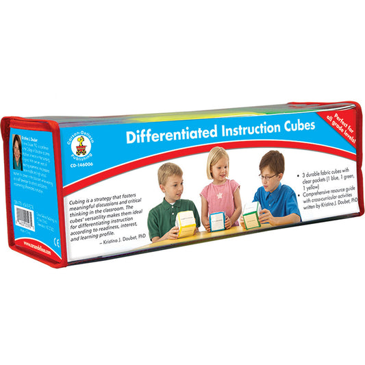 Differentiated Instruction Cubes Manipulative, Grade PK-5, Pack of 3