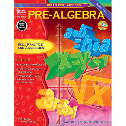 Pre-Algebra Resource Book, Grades 6-8, Paperback