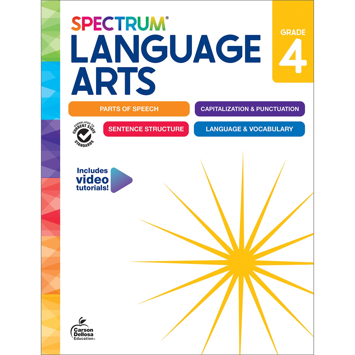 Spectrum Language Arts Workbook, Grade 4