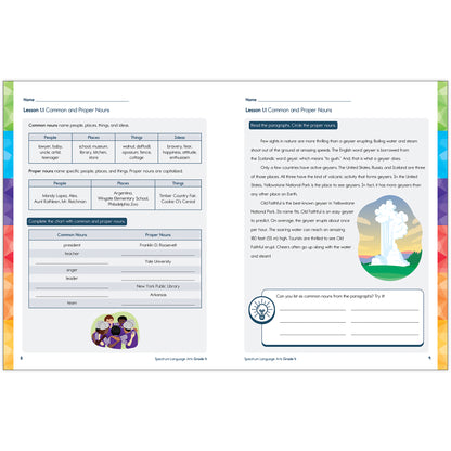 Spectrum Language Arts Workbook, Grade 4