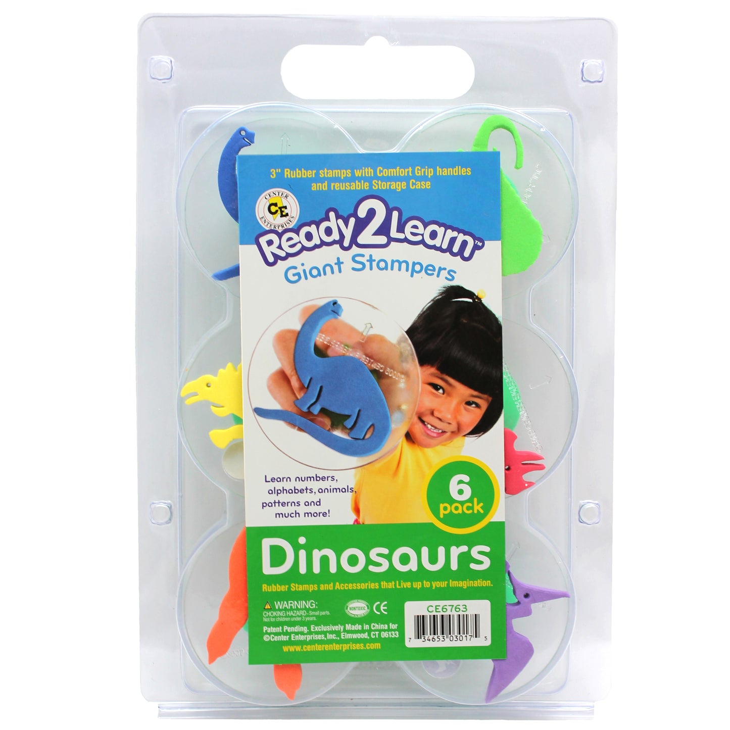 Giant Stampers - Dinosaurs - 6 Per Set - 2 Sets