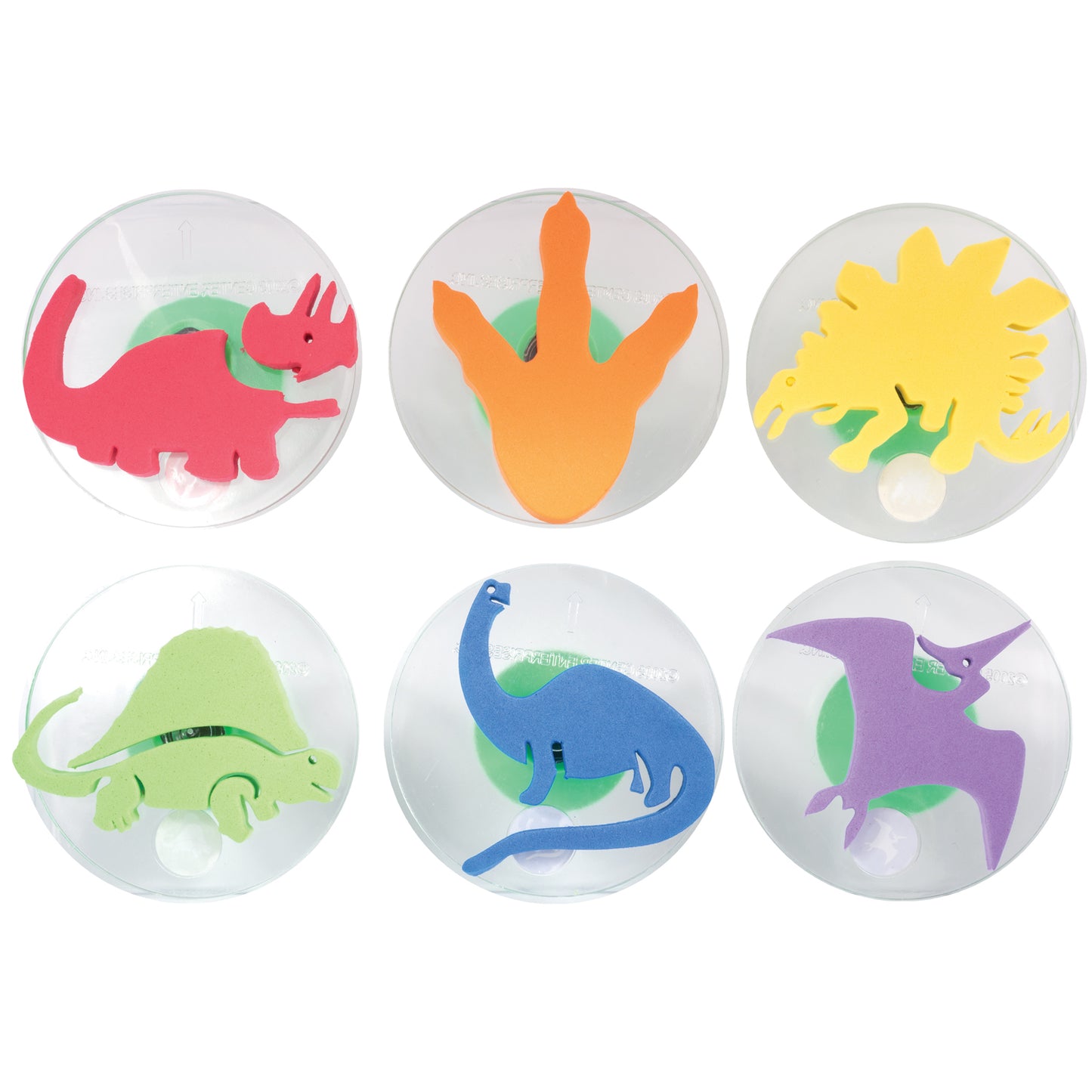 Giant Stampers - Dinosaurs - 6 Per Set - 2 Sets