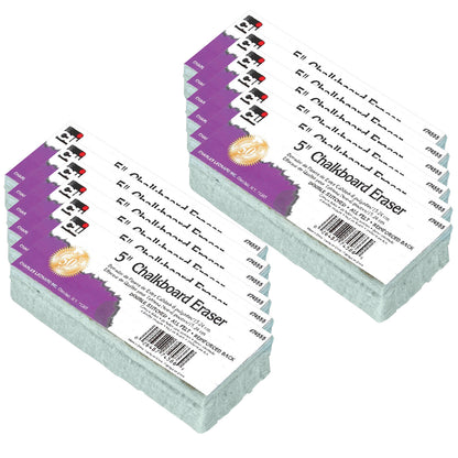 Standard Chalkboard Eraser, Pack of 12