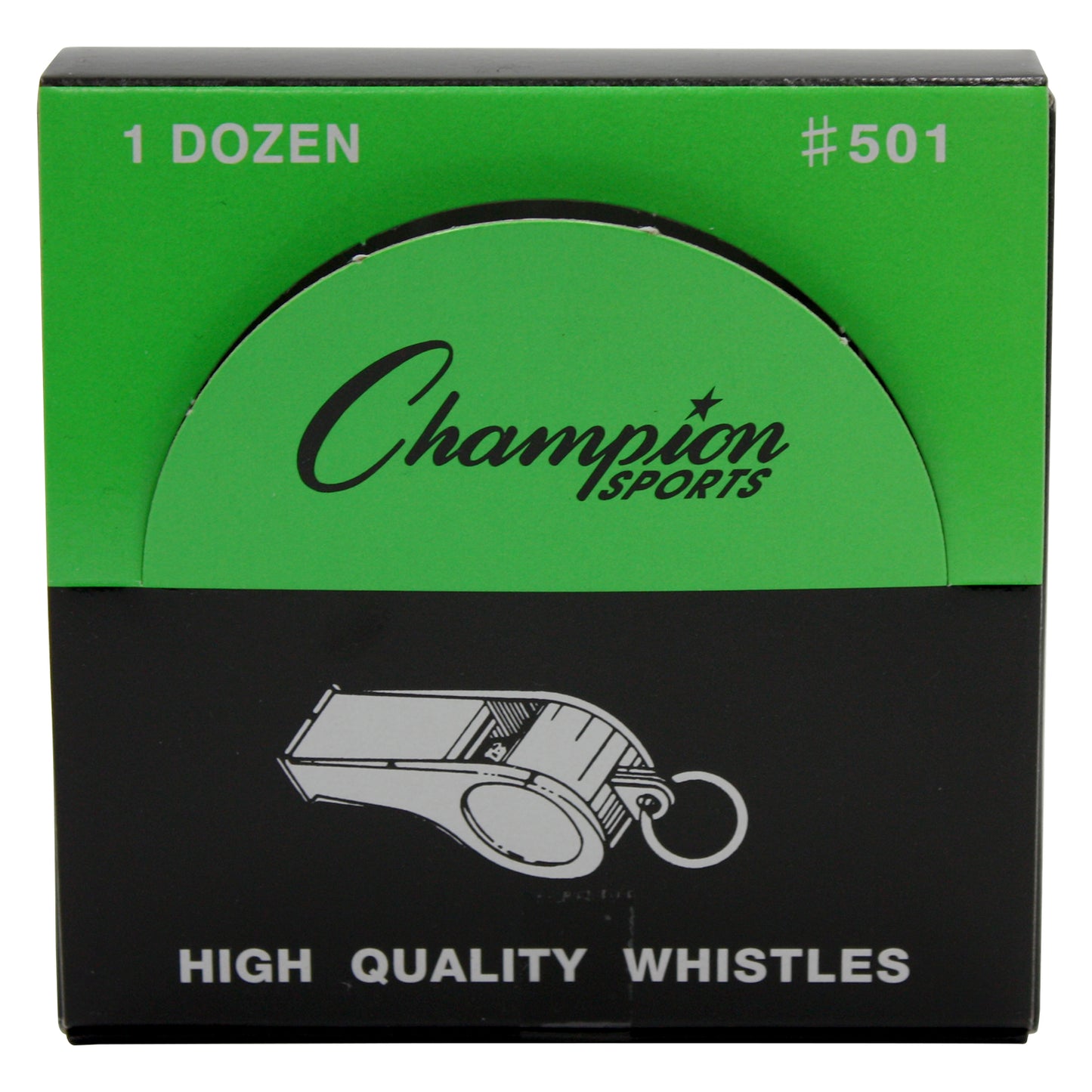 Medium Weight Metal Whistle, 12 Per Pack, 3 Packs