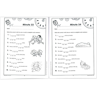 Grammar Minutes Workbook, Grade 1