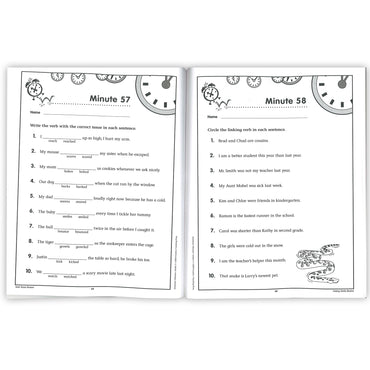 Grammar Minutes Workbook, Grade 3