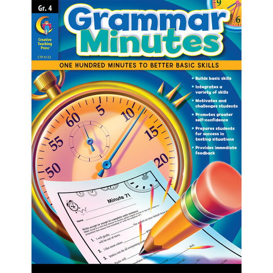 Grammar Minutes Workbook, Grade 4