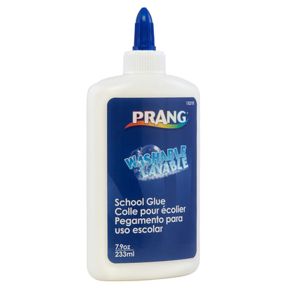 Glue Washable Liquid White School Glue - 7.9 oz, White, Pack of 24