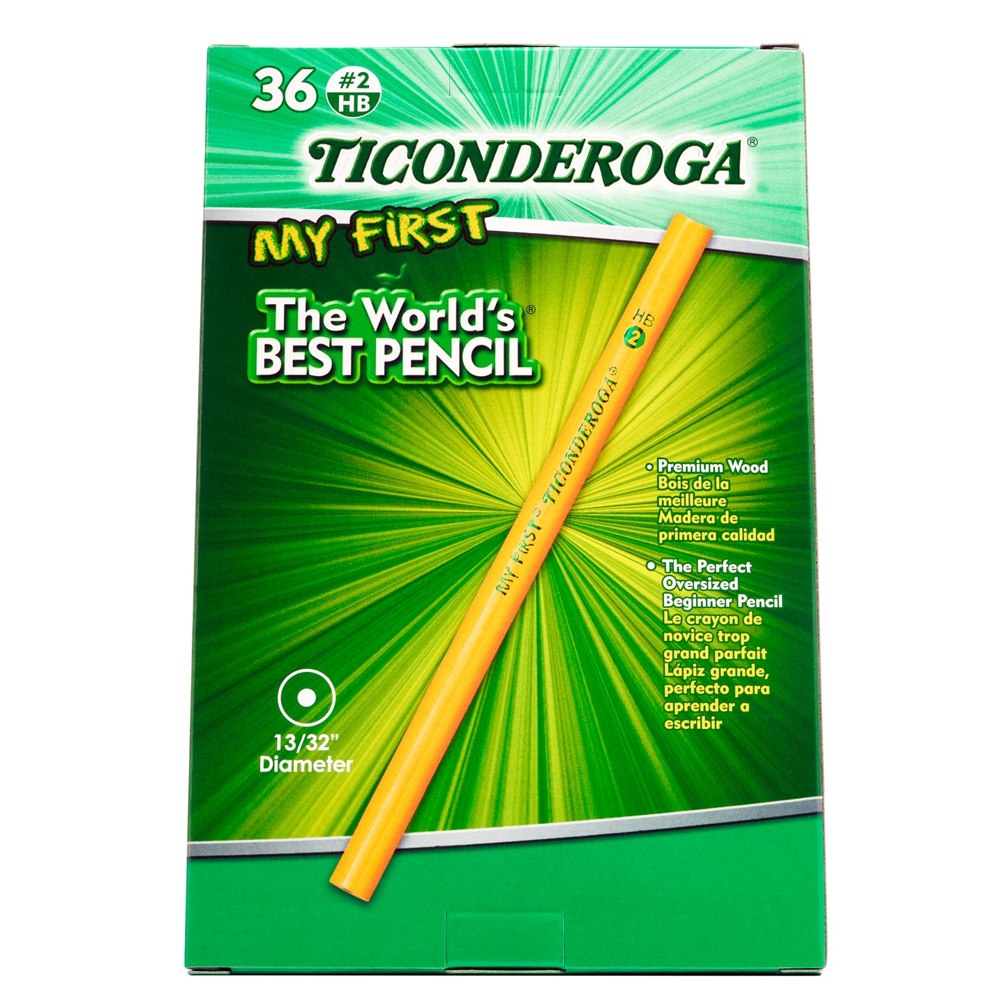 My First Ticonderoga® Pencil without Eraser, 36 Count