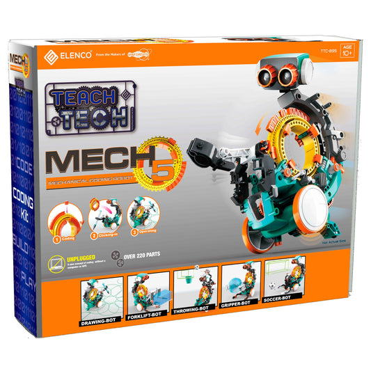 TEACH TECH™ Mech-5, Mechanical Coding Robot