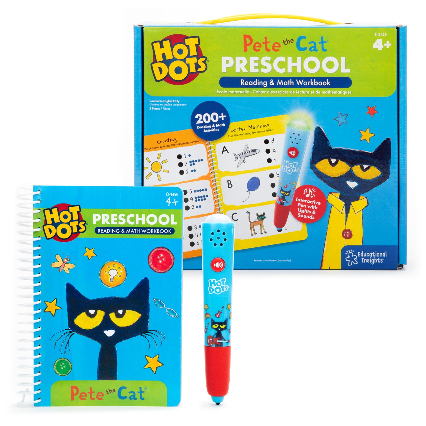 Hot Dots® Pete the Cat® Preschool Reading & Math