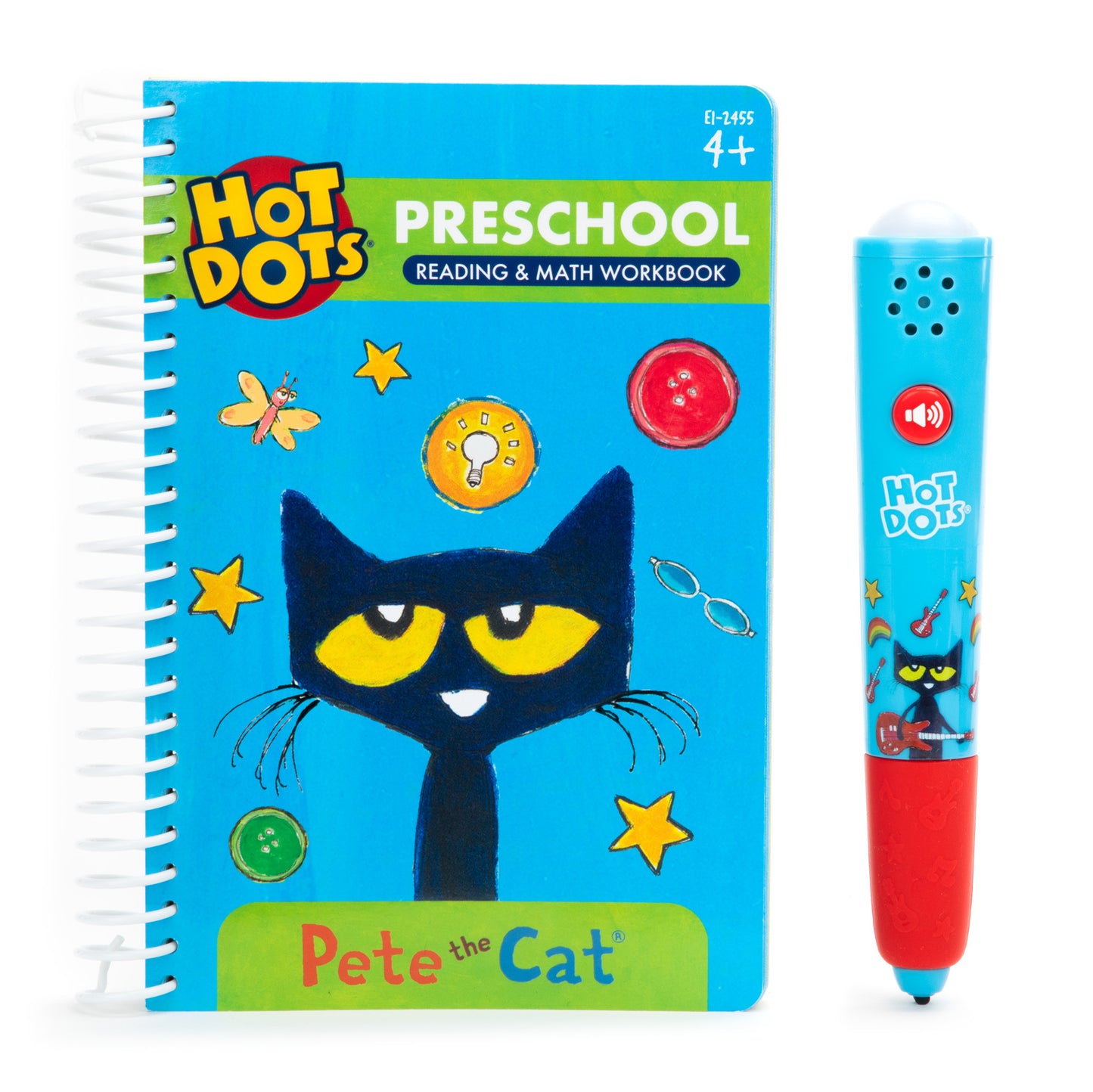 Hot Dots® Pete the Cat® Preschool Reading & Math