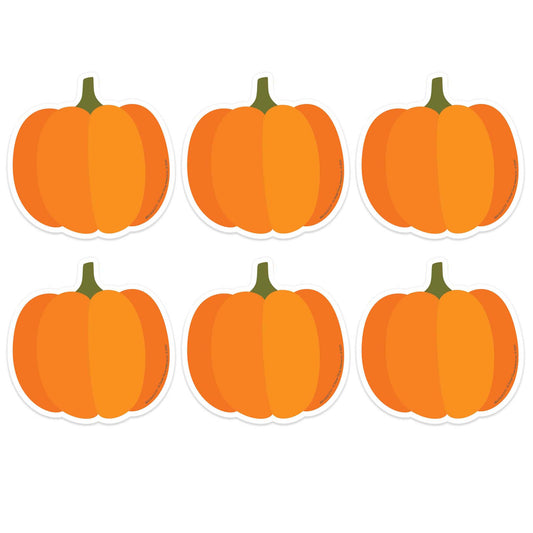 A Teachable Town Pumpkins Paper Cut-Outs, 36 Per Pack, 6 Packs