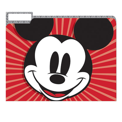 Mickey Mouse® Throwback File Folders, 4 Per Pack, 6 Packs