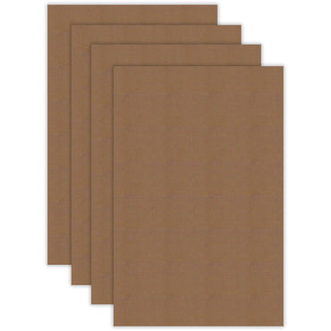 Kraft E-Flute Corrugated Sheets, 32" x 40", Pack of 25