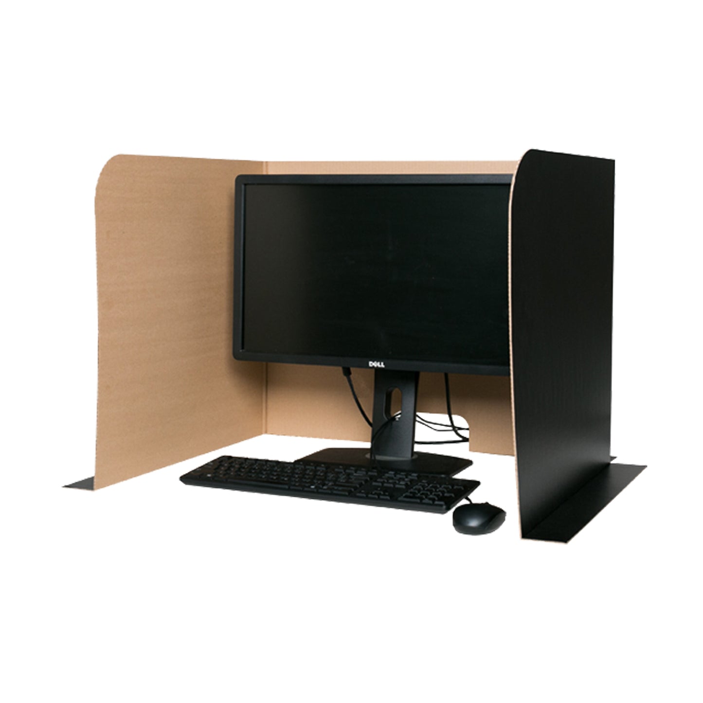 Computer Lab Privacy Screen, Large, 70"W x 23"H Unfolded, Pack of 3