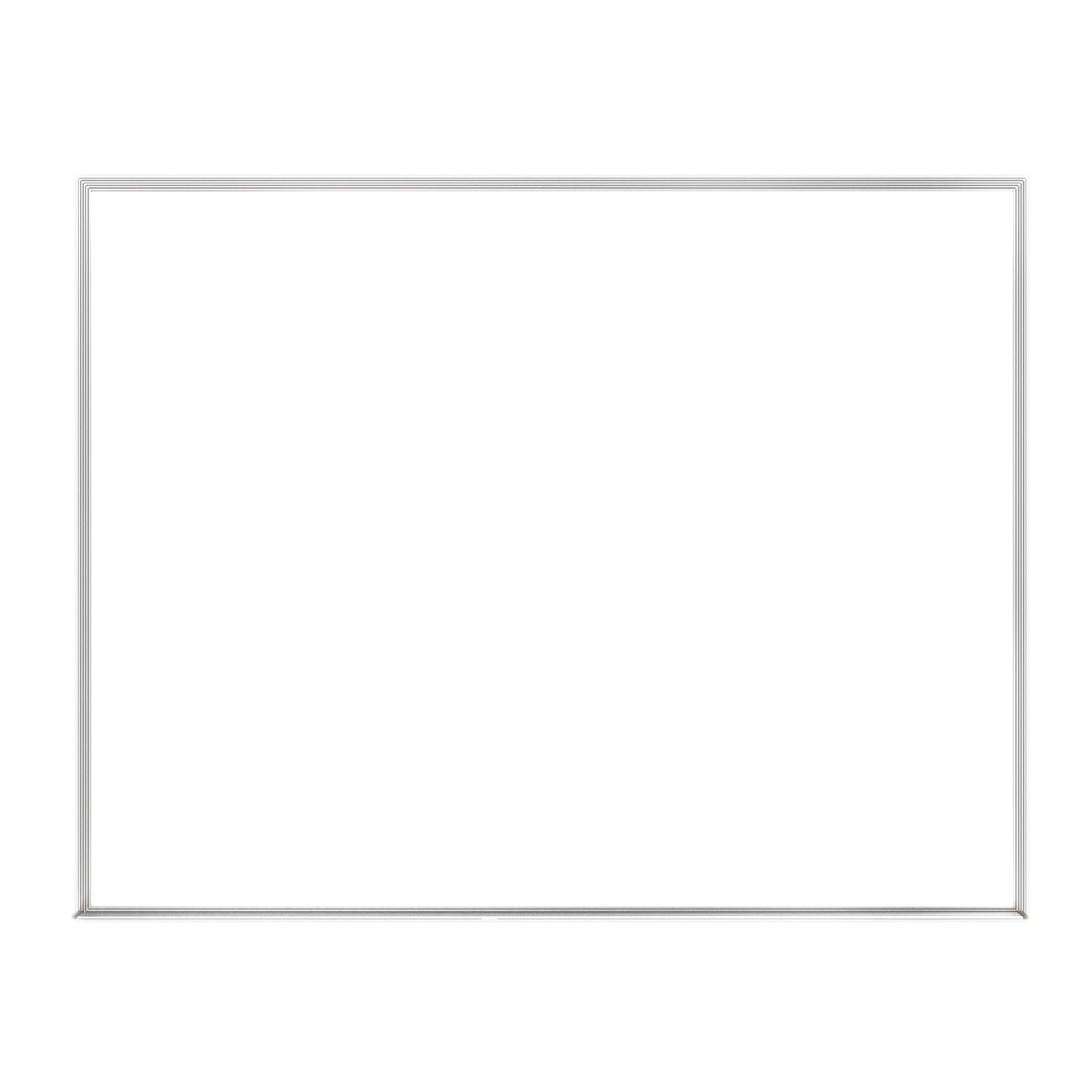 Non-Magnetic Whiteboard with Aluminum Frame, 2'H x 3'W