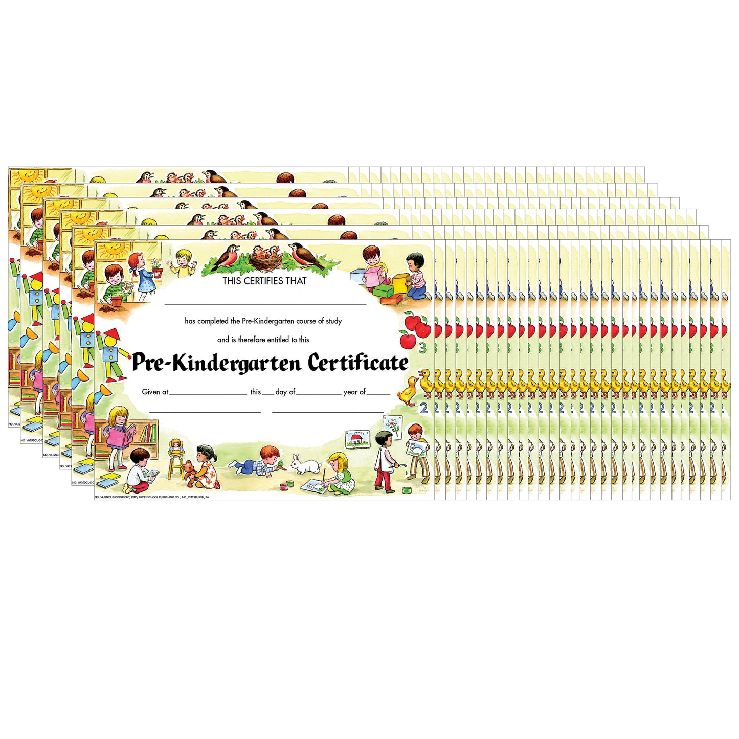 Pre-Kindergarten Certificate, 30 Per Pack, 6 Packs