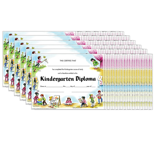 Kindergarten Diploma, 30 Per Pack, 6 Packs