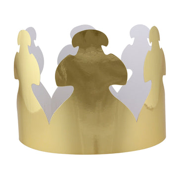 Bright Gold Crowns, 24 Per Pack, 3 Packs