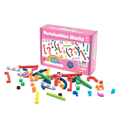 Rainbow Punctuation Marks, 40 Pieces