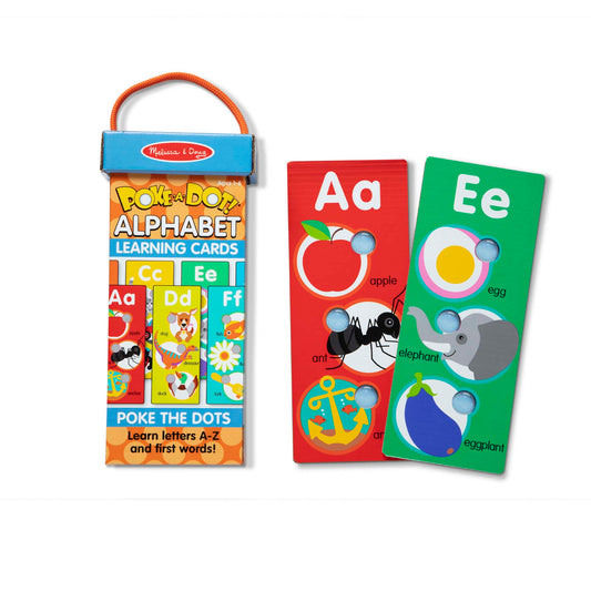 Poke-a-Dot Alphabet Learning Cards