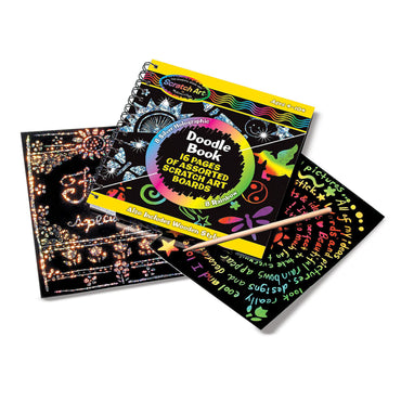 Scratch Art Doodle Pad, Pack of 3