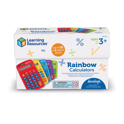 Rainbow Calculators, Set of 10