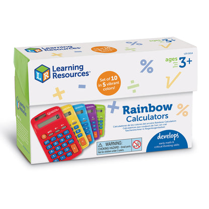 Rainbow Calculators, Set of 10