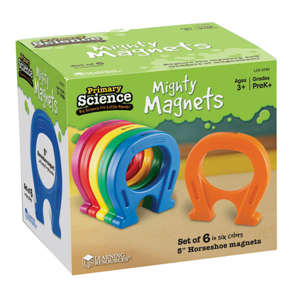 Primary Science 5" Mighty Magnets, Set of 6