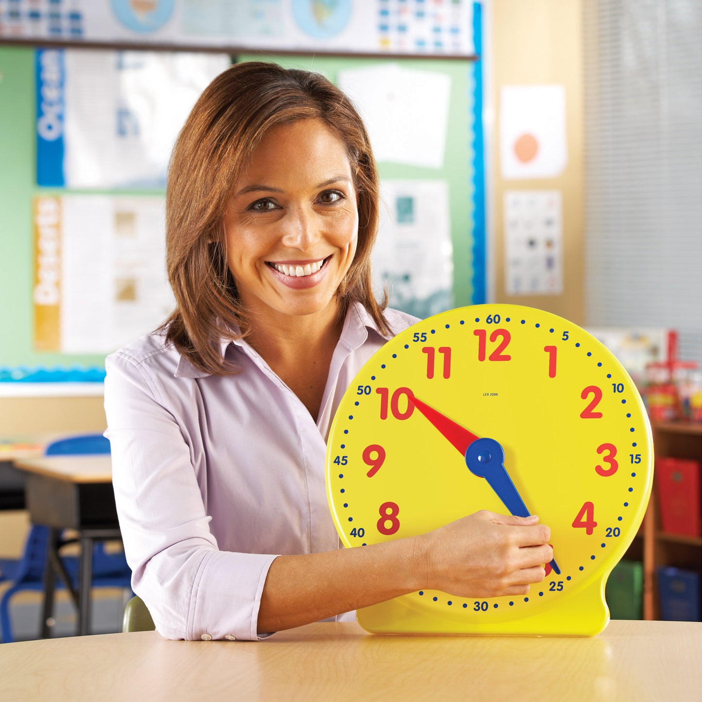 Big Time™ Learning Clock®, 12-Hour Demonstration Clock