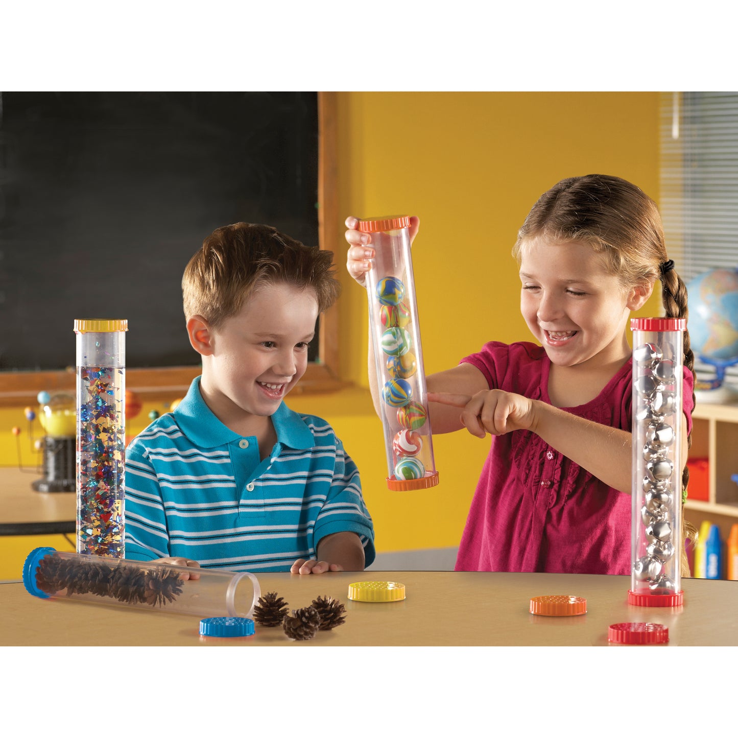 Primary Science Sensory Tubes, Set of 4