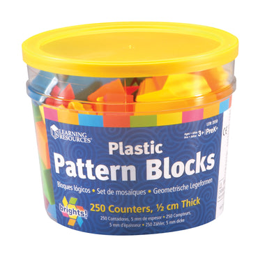 Brights!™ Pattern Blocks, 250 Pieces