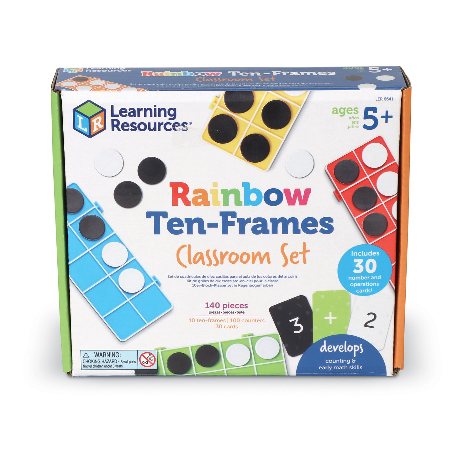 Rainbow Ten Frame Set