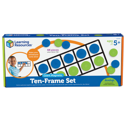 Giant Magnetic Ten-Frame Set