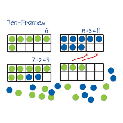 Giant Magnetic Ten-Frame Set