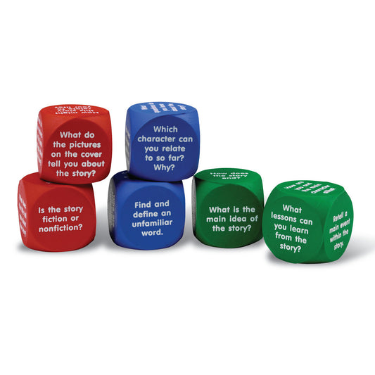 Reading Comprehension Cubes, 6/set