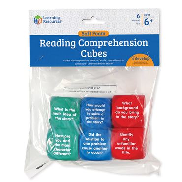 Reading Comprehension Cubes, 6/set