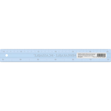 Unbreakable Ruler 12" / 30cm, Pack of 20